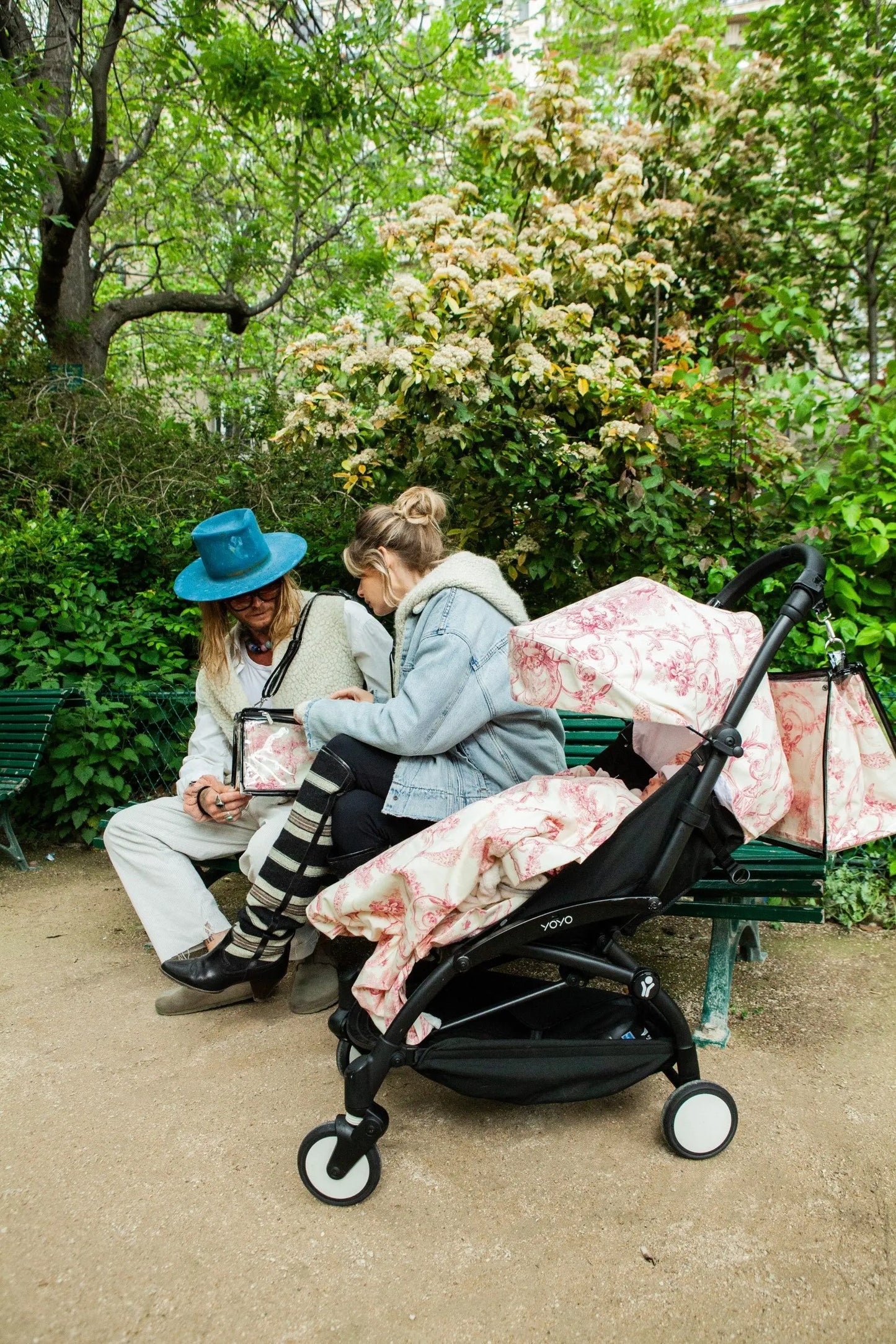 Capote de yoyo Toile de jouy Marquise