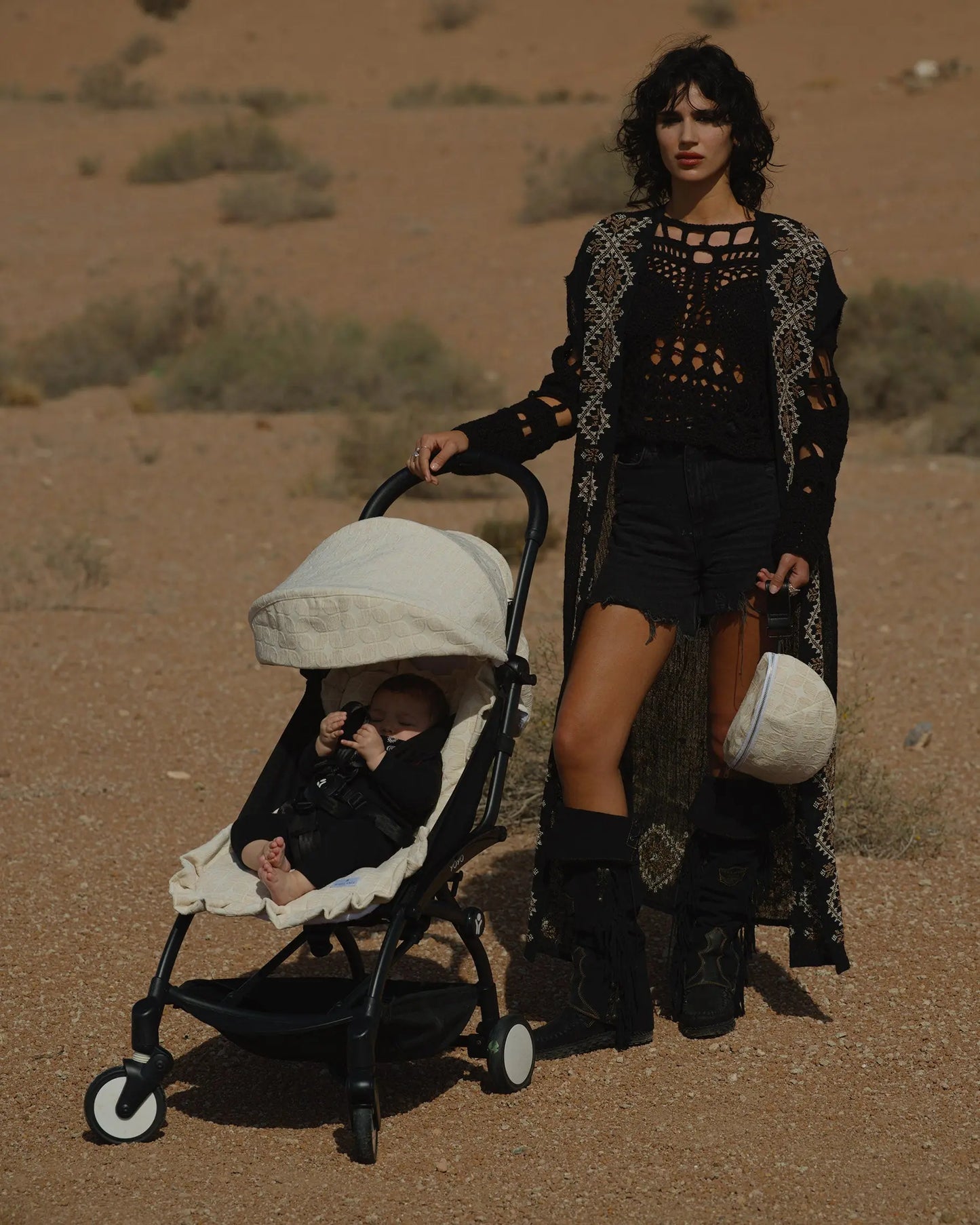 Gray Toile de Jouy Banana