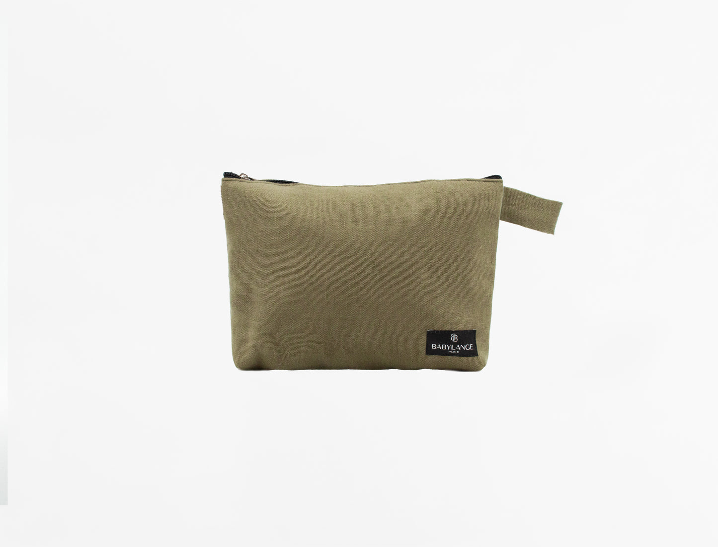 Large gray Toile de Jouy pencil case