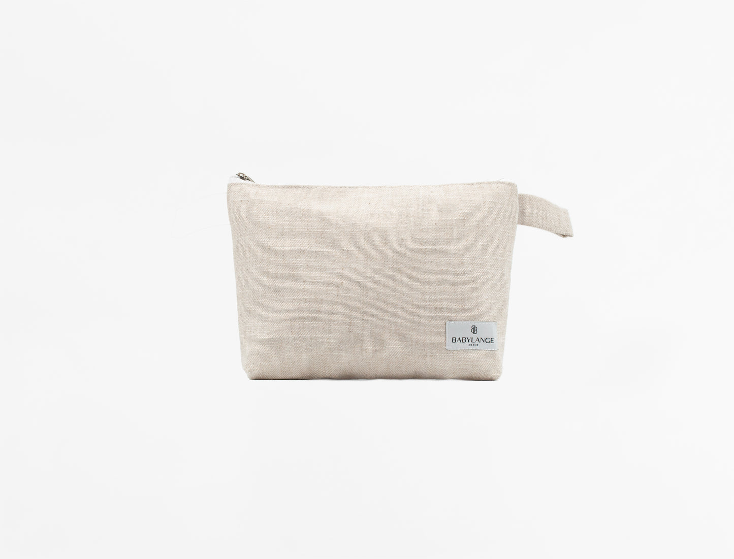 Large gray Toile de Jouy pencil case