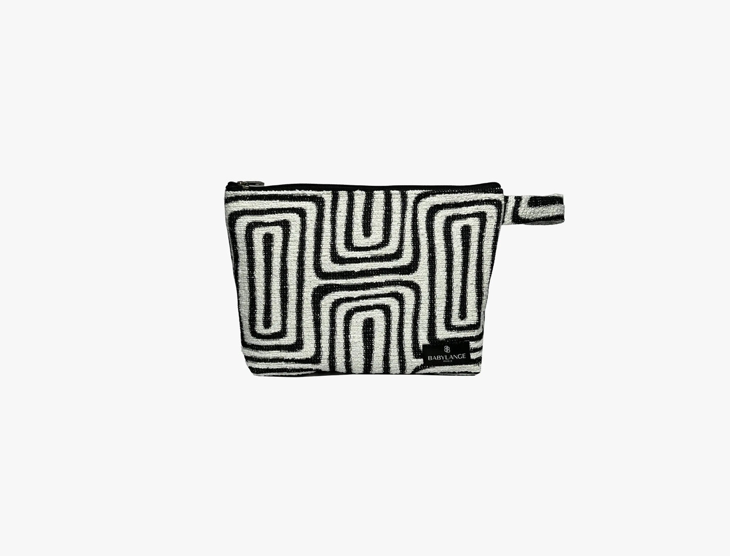 Large gray Toile de Jouy pencil case