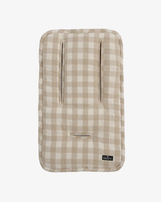 Gray Toile de Jouy sponge mattress