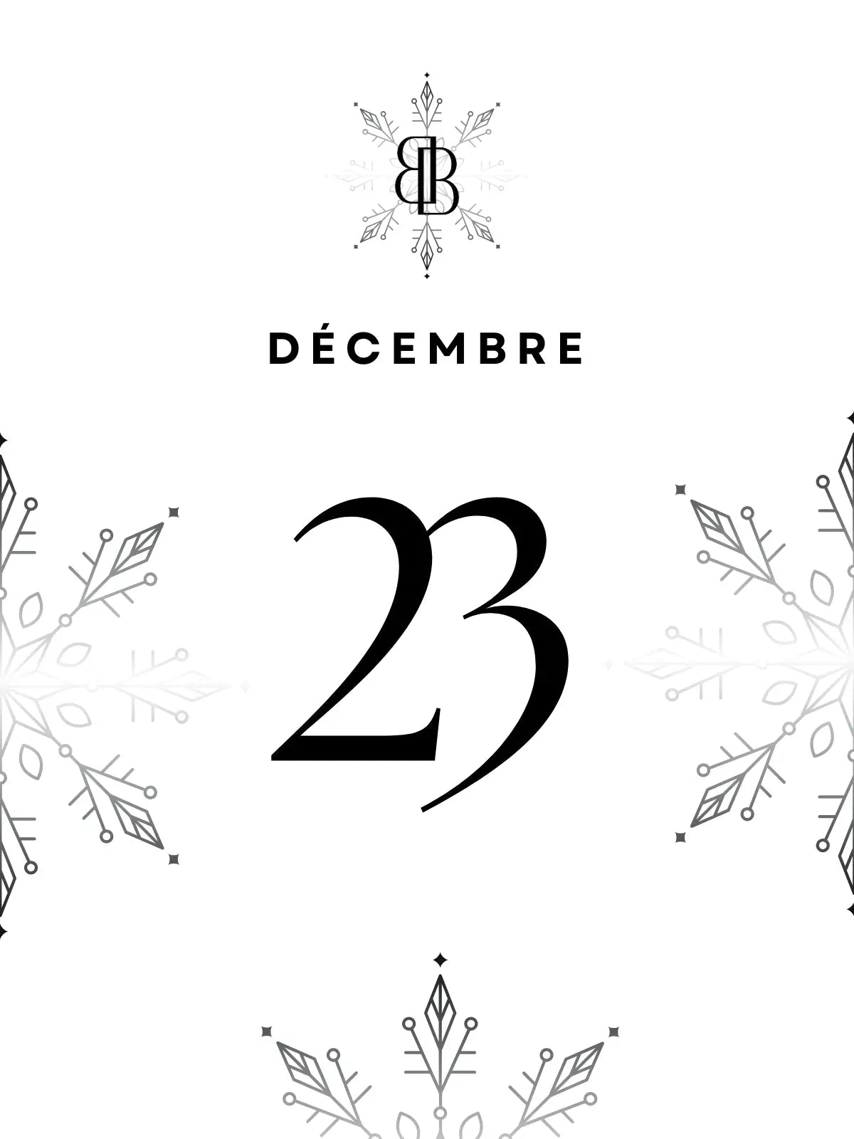 J23 : -50% sur le nid d'ange graphique noir et blanc