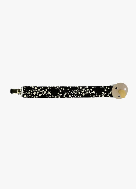 Starry Night pacifier clip