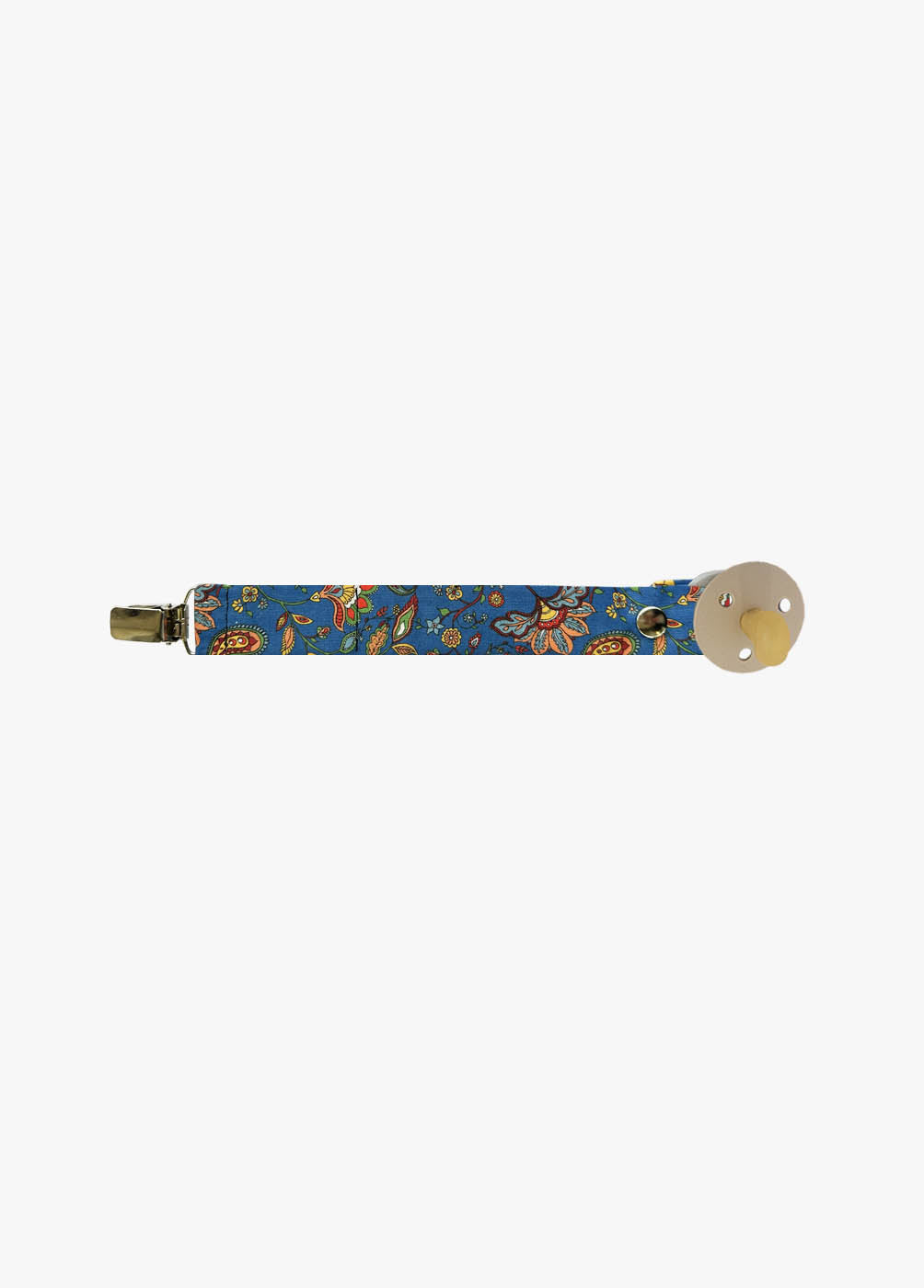 Black Bandana pacifier clip