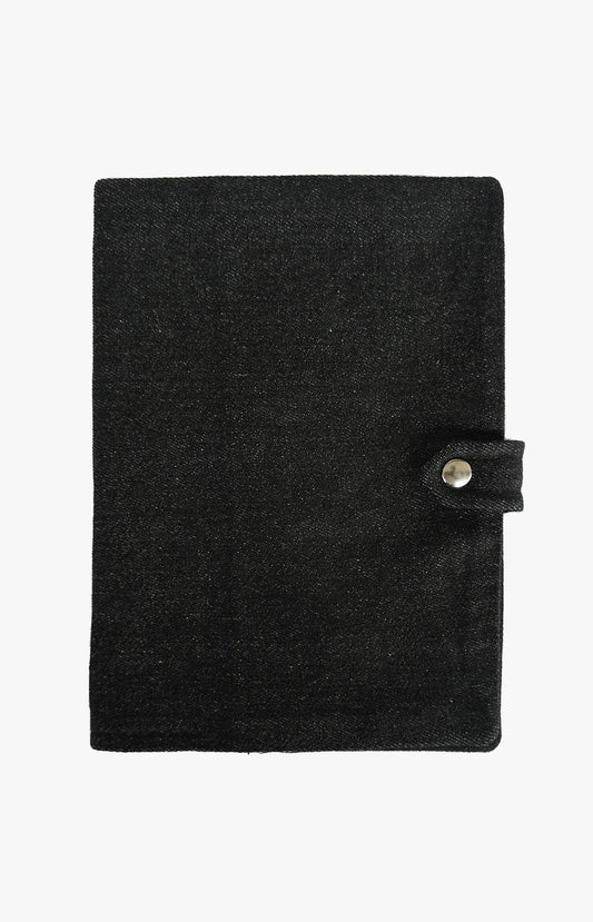 Protège carnet de santé Jean noir