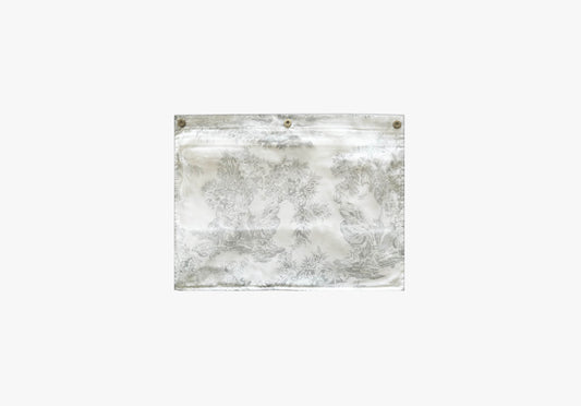 Large gray Toile de Jouy lining