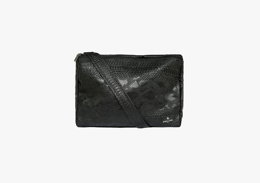 Grand sac à langer Croco noir