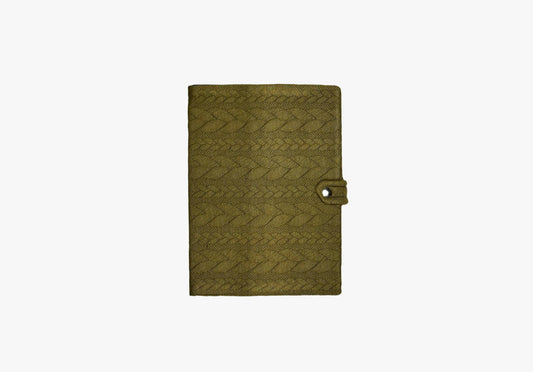 Protège carnet de santé Empreinte kaki