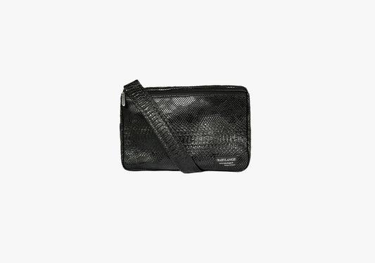 Petit sac à langer Croco noir