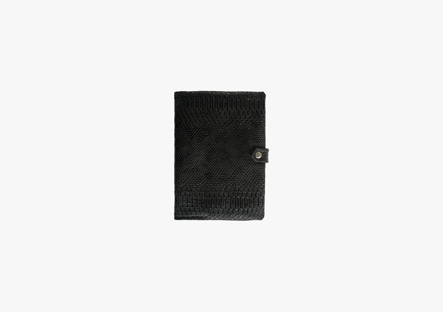 Protège carnet de santé Croco noir