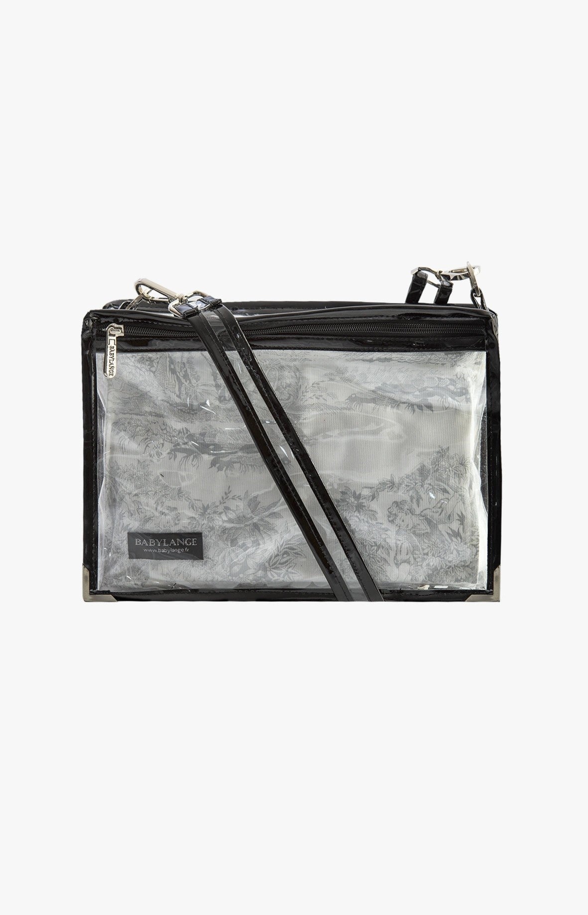 Small gray Toile de Jouy changing bag